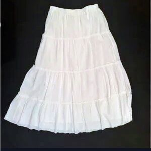 Brandi Melville maxi skirt white one size fits most